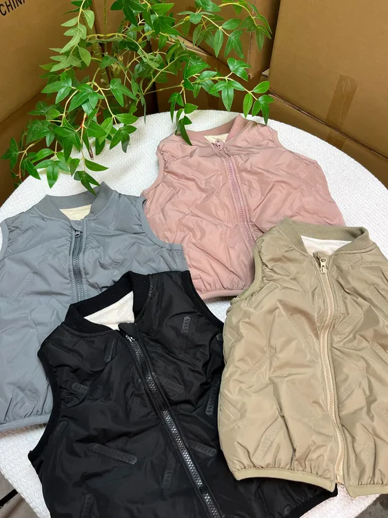 【断码清】A类蚕丝羊毛马甲休闲儿童加厚通用女童百搭童装宝宝外穿