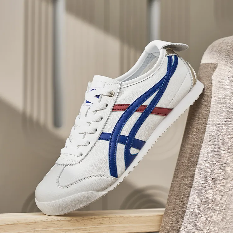 2025冢虎阿甘鞋透气皮面软底休闲低帮德训鞋情侣运动百搭轻奢流行