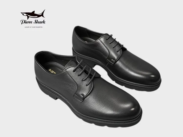 鲨鱼男鞋（马皮➕XL）英伦时尚男士马皮舒适百搭潮流商务鞋5203-1