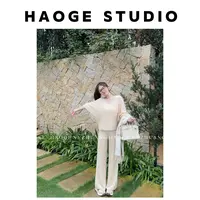浩哥严选●懒人美女HGQ5TZ3626A上衣+休闲裤预