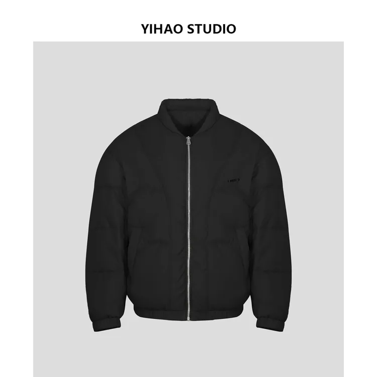 YIHAO STUDIO秋冬新品男款羽绒服休闲时尚男士保暖冬季短款外套