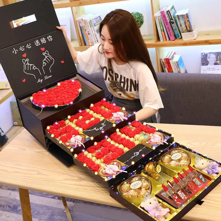 德芙巧克力520情人节礼物送女友女生老婆生日礼品仪式感表白惊喜