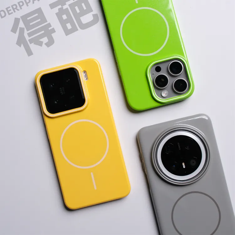 得葩细闪粉细环磁吸苹果16promax手机壳iphone15极简轻薄14/13/12