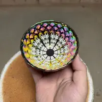 高端手工制作（七彩孔雀羽毛）茶杯 主人杯
