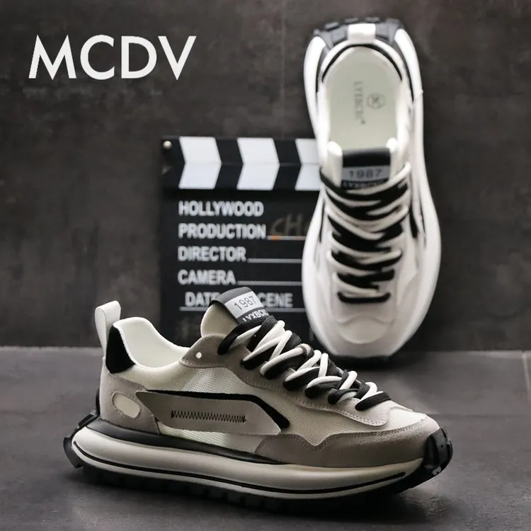 男鞋夏季薄款网面透气软底阿甘鞋男士青年厚底时尚运动休闲鞋