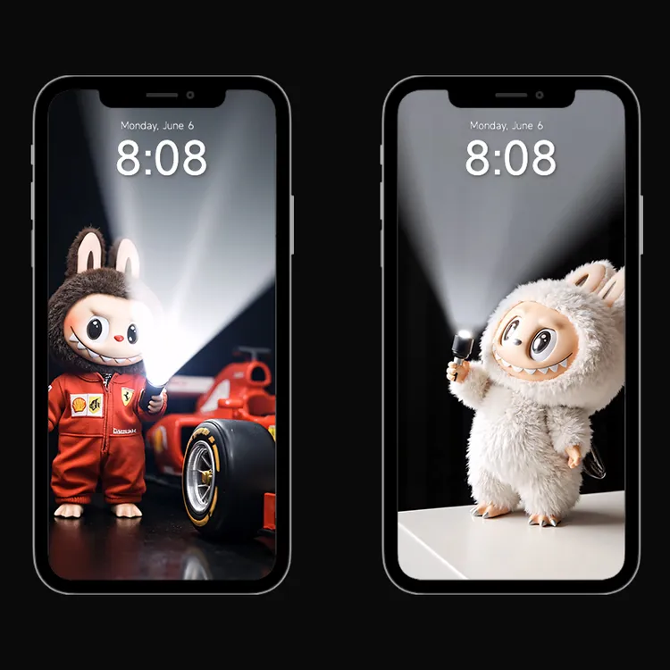 4K高清动态+静态全套壁纸|拉布布夜晚开灯【手机+ipad+电脑)