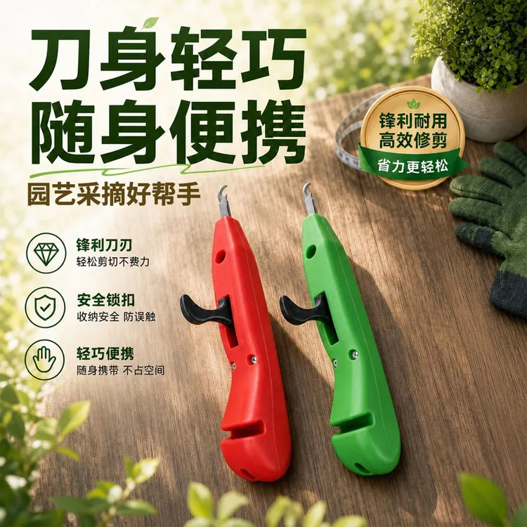 摘花椒神器防止扎手专用采摘机手持式新款剪花椒荔枝橙子采摘剪刀商品图