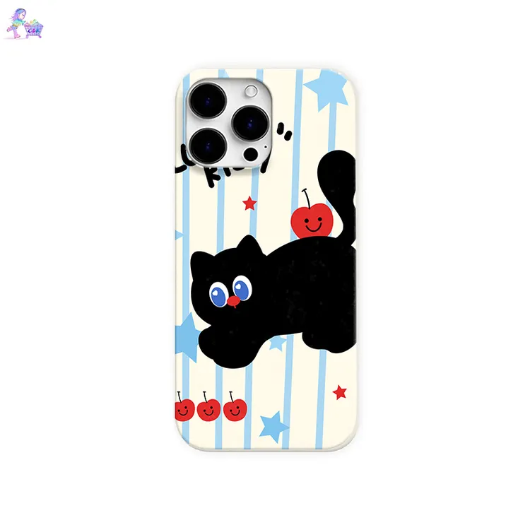 趣味小猫咪适用于苹果17promax华为小米15oppo荣耀vivo一加手机壳