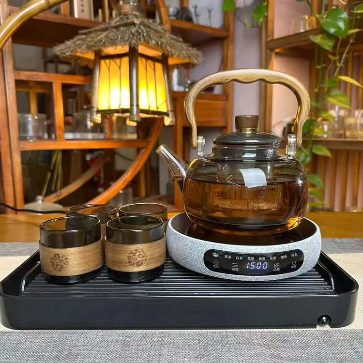 Micur/米厨1500W超薄家用煮茶陶炉电热炉烧水保温圆形超薄款