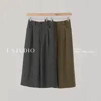 法儿家韩国限定【新品】【栗冬特调】FS509X068直筒百搭裤子