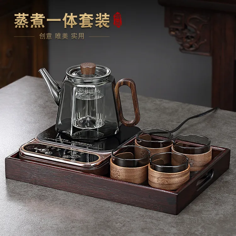 新款小型电陶炉家用煮茶壶玻璃烧水壶泡茶器养生茶壶功夫茶具泡茶
