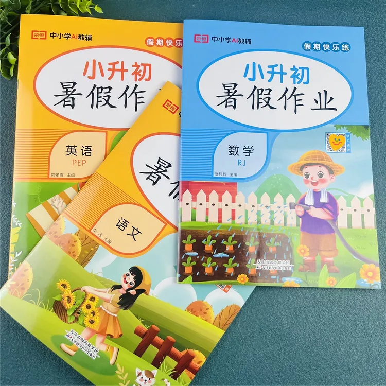 人教版暑假作业小升初暑假练习册暑假衔接教材小升初全套暑假教辅
