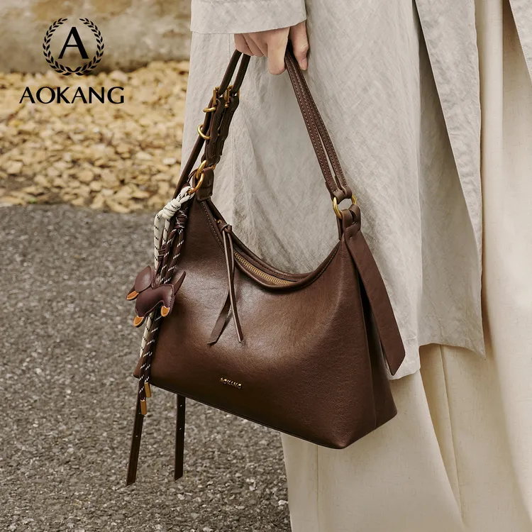 奥康玄月hobo包2026新款包包大容量女士斜挎包通勤腋下高级单肩包