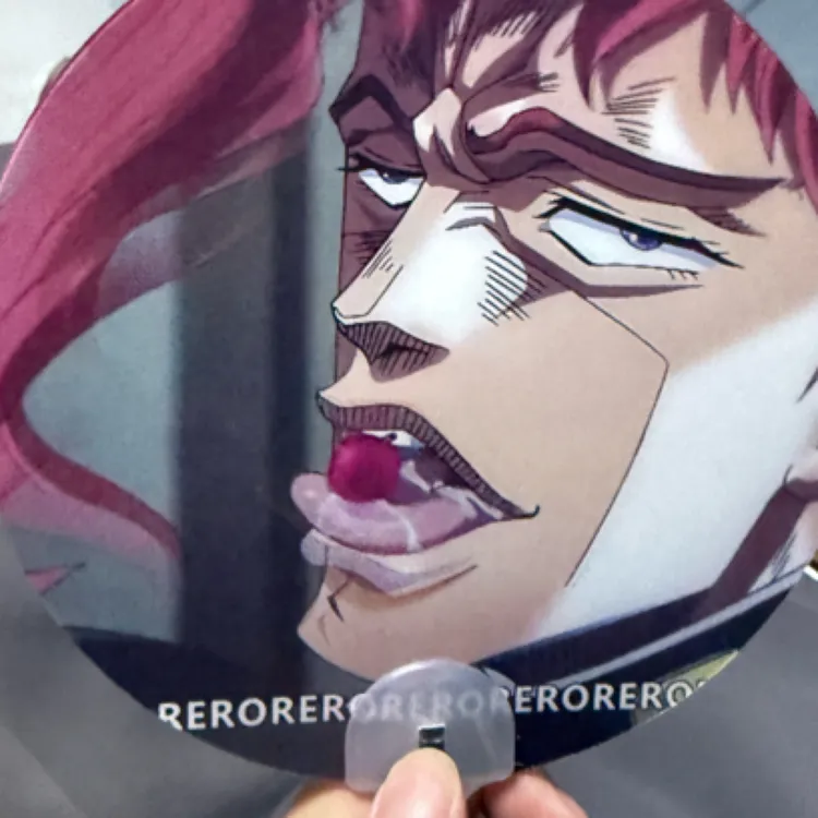 EXKYLIN磊落一生的花京院吃樱桃扇子便携原创周边物料