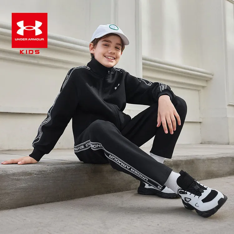 Under Armour/安德玛儿童【运动套装】立领时尚休闲3802DB