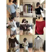 M-92369#『6%羊毛』极简风高级慵懒百搭纯色修身上衣
