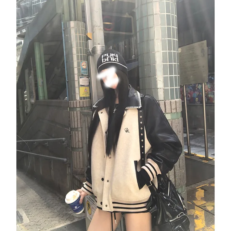 2025新款秋冬短款巨好看的棒球服外套美式休闲撞色百搭ins风韩版