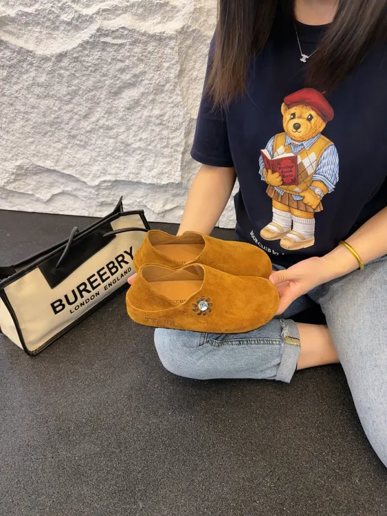 磨砂皮圆头套脚增高豆豆鞋乐福鞋秋冬韩版厚底女鞋时尚休闲百搭