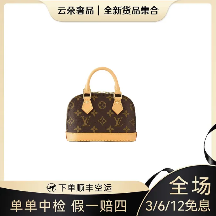 未使用 LouisVuitton/路易威登 云朵奢品/Alma贝壳 nano/未使用