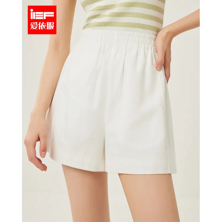 IEF/爱依服【DNA系列】2025夏季新款简约纯色通勤百搭显腿长短裤