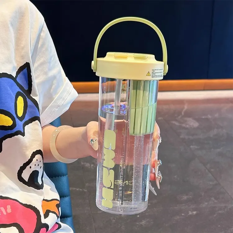 英国 Coop Koop「简约水杯」tritan吸管水杯女大容量便携随手杯