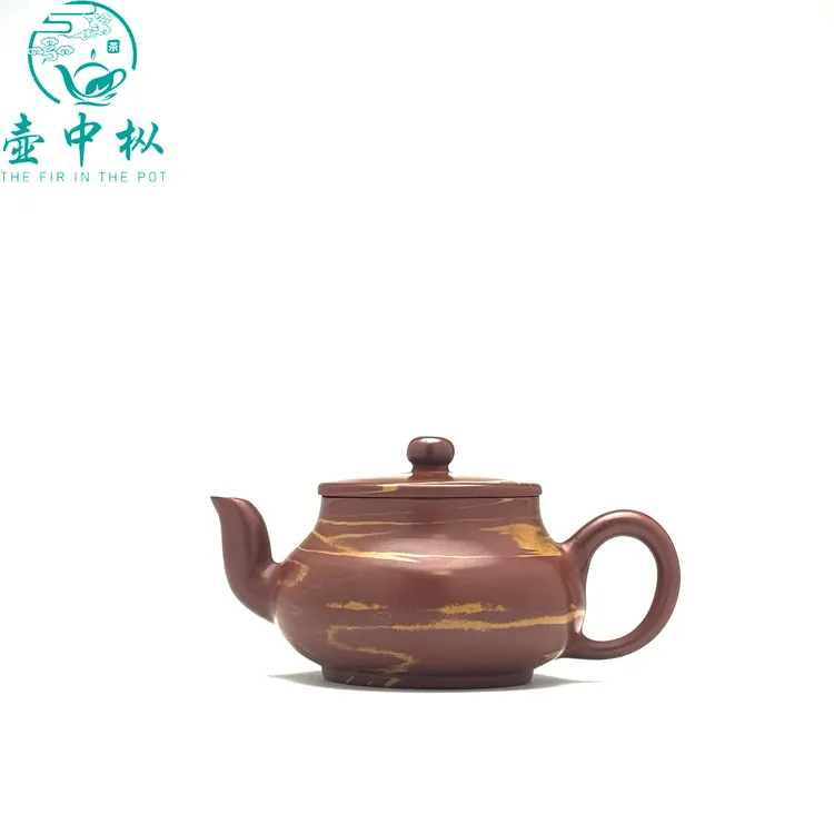 130ml手工胶泥原矿朱泥君德壶正宗潮州手拉壶功夫茶器茶壶全手工