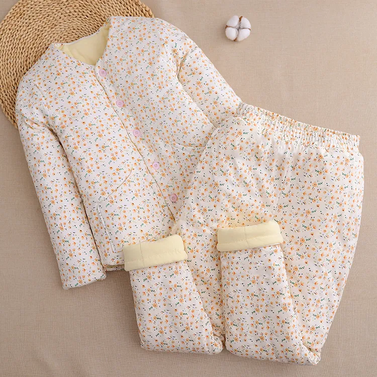 纯棉花棉袄棉裤套装女士加厚棉花袄居家棉衣成人保暖小棉袄女款