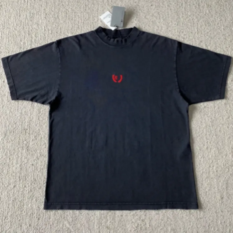 新款刺绣麦穗复古T恤