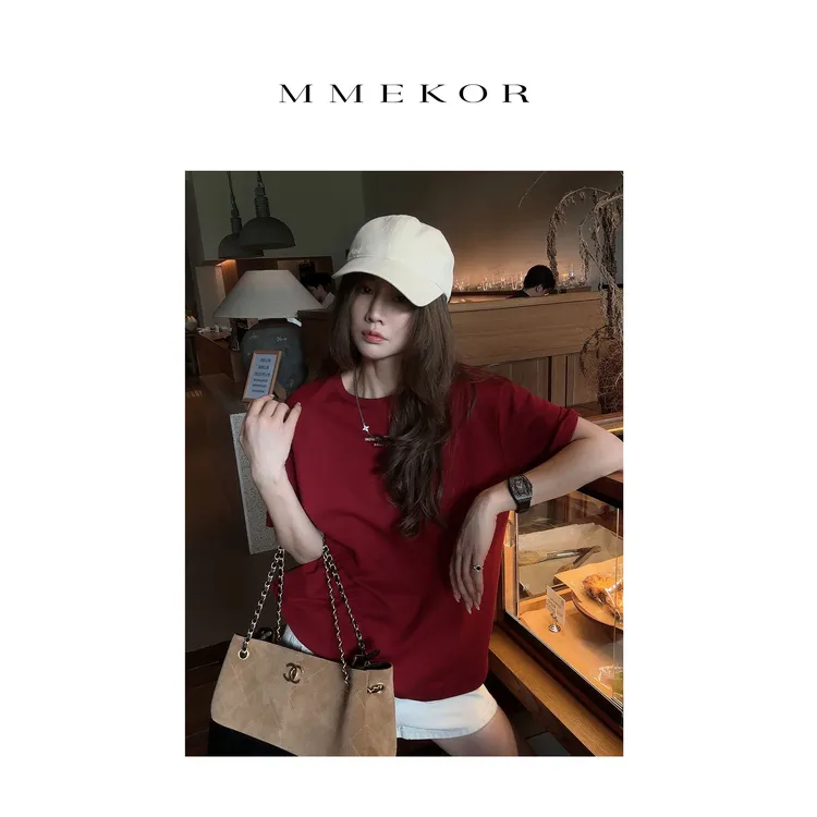  MMEKOR “赛车短袖” 2025新款智性通勤休闲百搭T恤 30108
