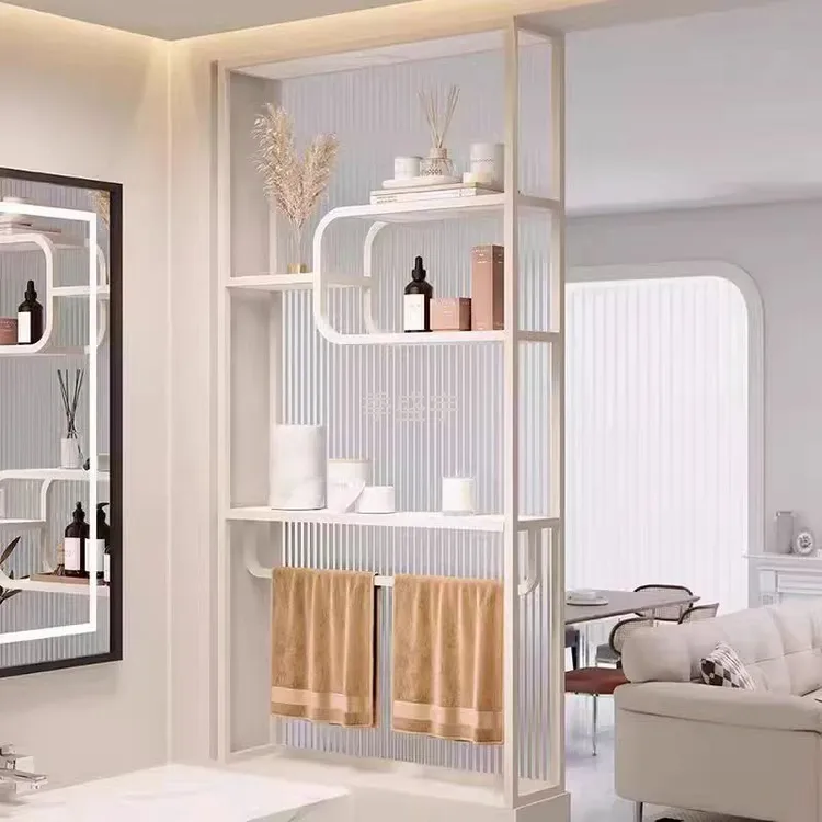 免打孔长虹卫生间柜玄关干湿分离半墙屏风隔断2025新款玻璃