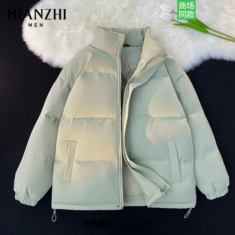 棉致棉衣外套男户外加厚防寒立领棉袄冬季男女同款保暖面包棉服Y