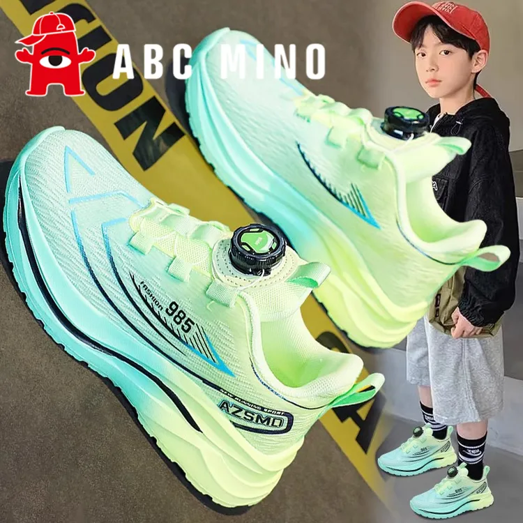 ABC MINO男童鞋2025秋季新款儿童透气跑步运动鞋中大童防滑软底鞋