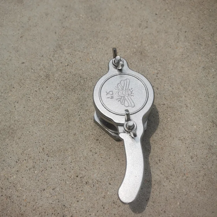 不锈钢摇蜜机专用流蜜口蜂蜜分离机出蜜阀门养蜂配件