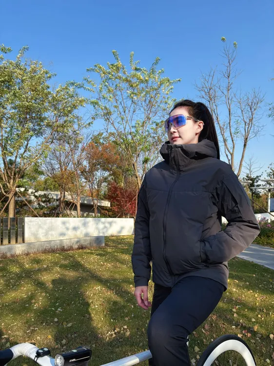 户外JUN版系列防风防水加厚保暖冬季机能轻量化连帽棉衣25130