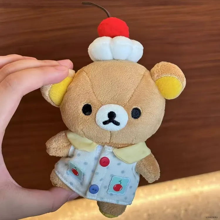 【轻松熊】甜品师轻松熊超萌小挂件可爱卡通女生毛绒新房装饰品