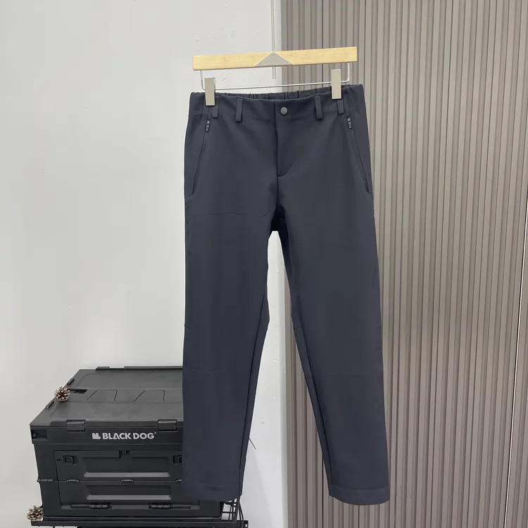 最新爆款中腰直筒冬季加绒男士男式男弹力休闲裤商务休闲直筒裤潮
