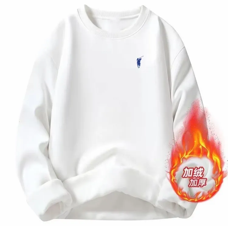 【1,】万针刺绣男女同款潮流百搭加绒加厚卫衣-L保罗