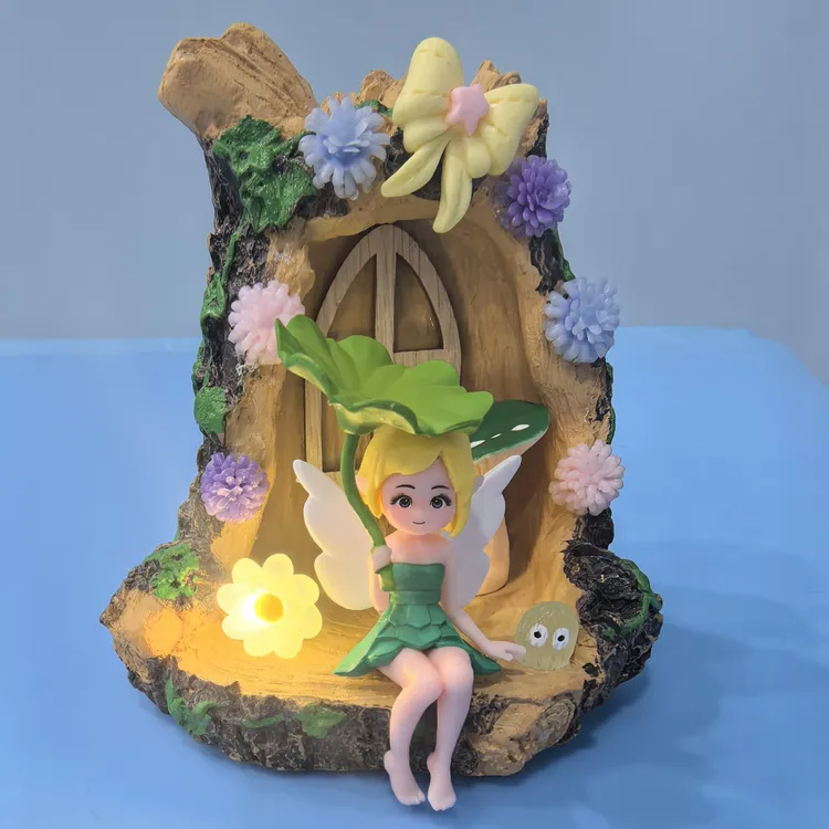 花仙子创意可爱微景观园艺小摆件桌面DIY摆件礼物