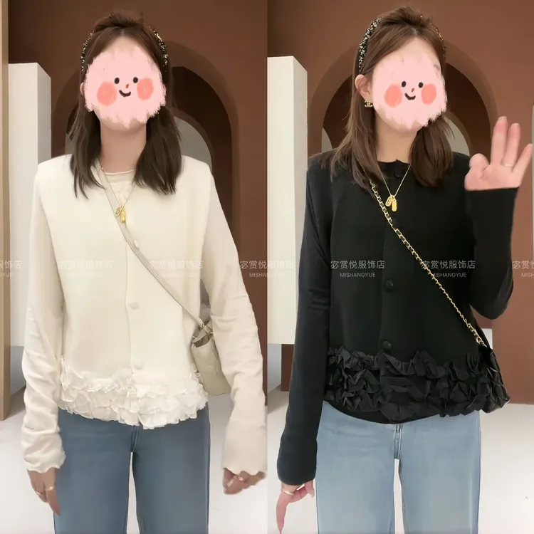 小香风三件套2025春季新款韩系穿搭高级感轻奢高端针织马甲+T恤女