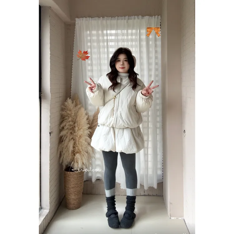 高级感气质套装女2025秋冬新款爆款宽松显瘦外套高腰花苞裙两件套