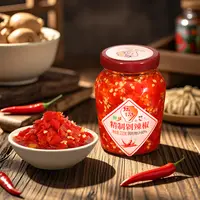 坛坛乡精制剁辣椒酱风味湖南特产家用做菜拌饭面剁椒酱210g*2瓶装