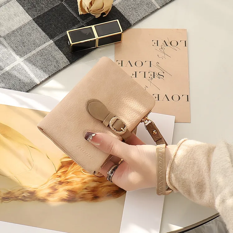 钱包女小清新韩版学生零钱包2026新款时尚ins风高颜值卡包收纳包