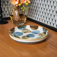 AWASAKA 笔青系列20.5cm波点浅盘