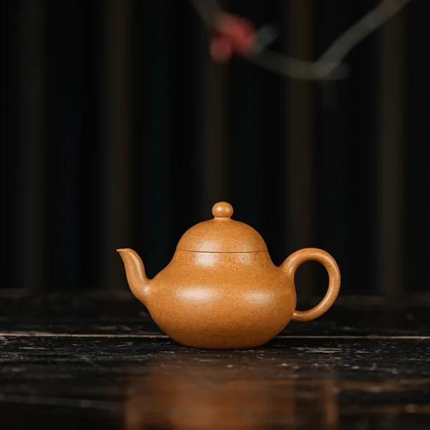 邦邦甄选 梨型 黄金段 130cc 全手制 紫砂壶