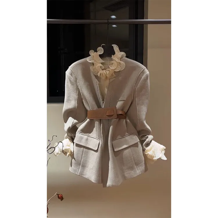 2026韩版秋冬设计感通勤风修身显瘦时尚内搭宽松百搭外套上衣套装