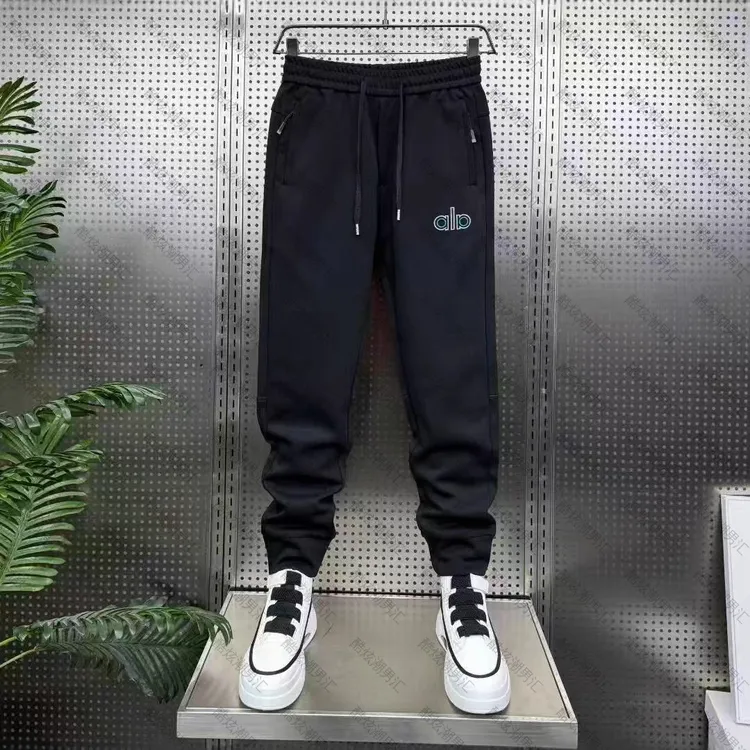 秋季新款男士空气棉小卫裤时尚潮流街拍休闲修身显瘦弹力裤子