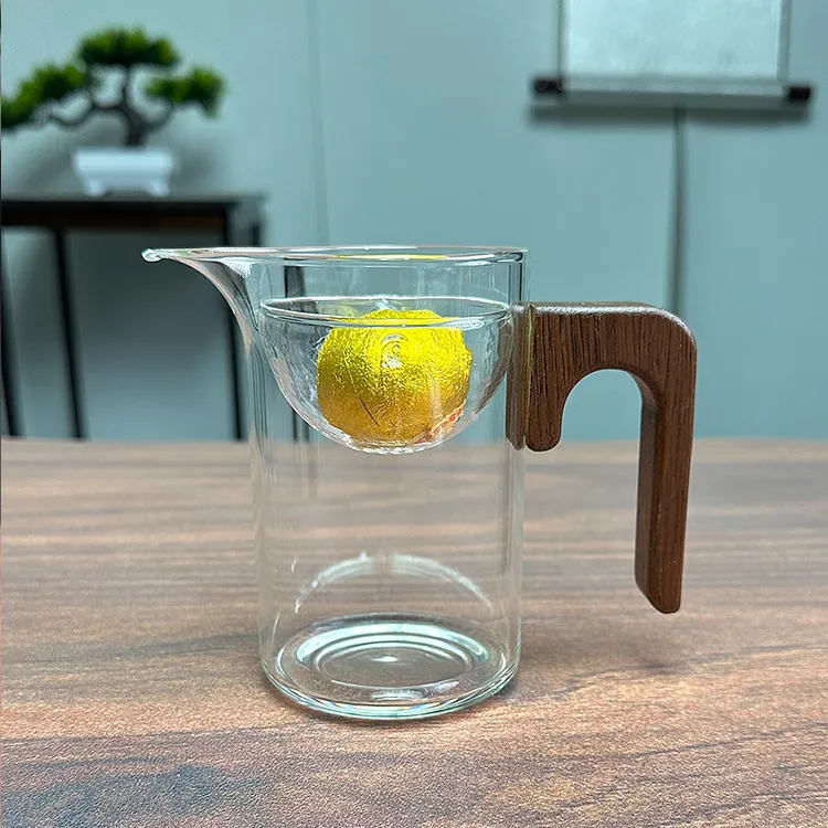 加厚旋转逍遥壶小青柑专用泡茶壶内胆可拆洗耐热玻璃壶350ml家用