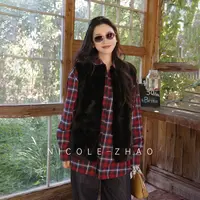 【贵姐NICOLE】高定系列秋冬金牌宝嘉美进口貂马甲外套5NWJ027