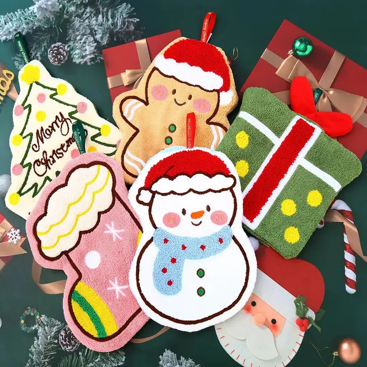 25款圣诞节擦手巾礼品幼儿园儿童纪念品实用礼物奖品圣诞小礼物jf