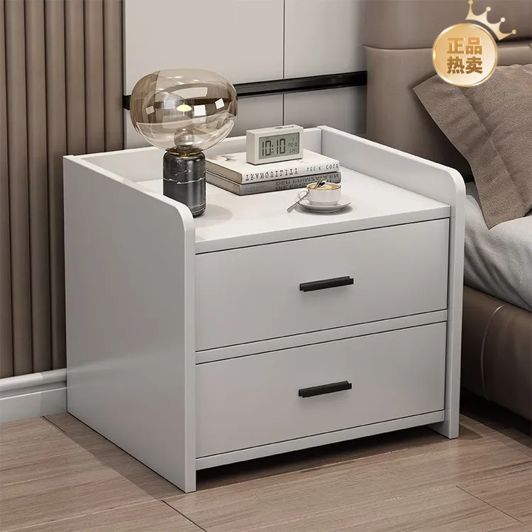 床头柜轻奢简约现代床边置物架意式储物柜小型ins风卧室收纳柜子